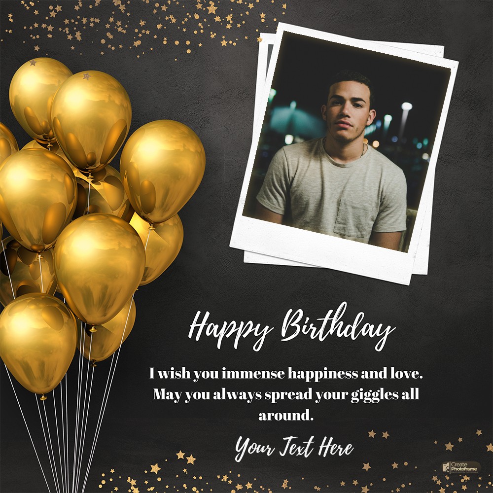 Free Happy Birthday Message With Photo And Name